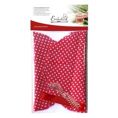 COUVRE BOCAL TISSU ROUGE X6