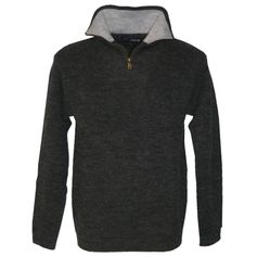 PULL COL ZIP CAMIONNEUR ANTHRACITE