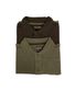 LOT DE 2 POLOS CHASSE KAKI/MAR