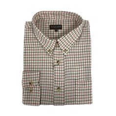 CHEMISE NATURE ROUGE/MARRON