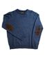 PULL COL ROND REALY BLEU