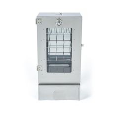FUMOIR INOX 80CM AVEC PORTE VITREE