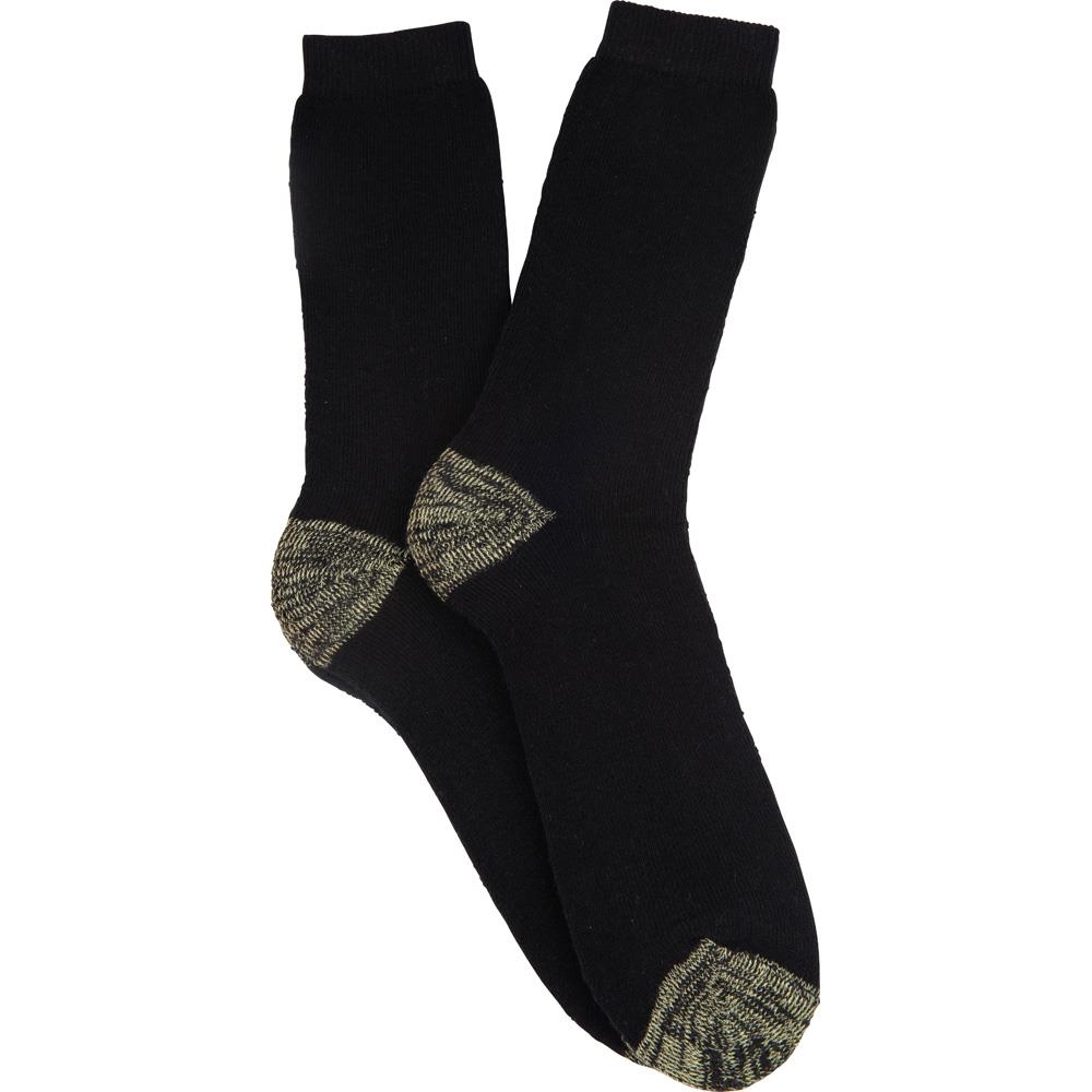 LOT DE 2 CHAUSSETTES ROBUSTE NOIR