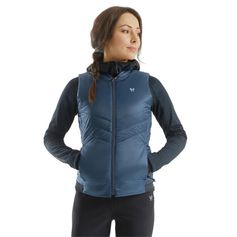 E-KELVIN VEST FEMME MARINE