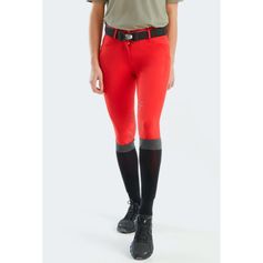 PANTALON X-DESIGN FEMME ROUGE