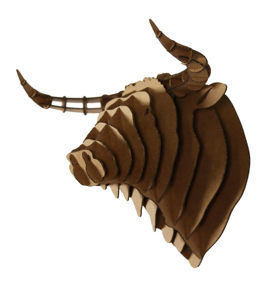 TROPHEE CARTON KRAFT TAUREAU