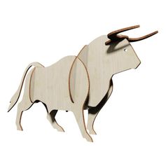 TROPHEE BOIS TAUREAU
