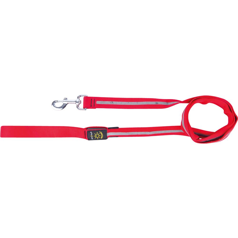 LAISSE CHIEN 150CM LED ROUGE