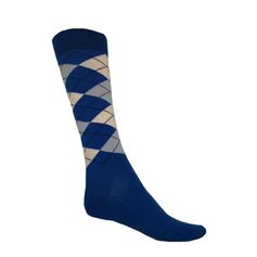 CHAUSSETTES BAMBOO BLEU ROI/GRIS