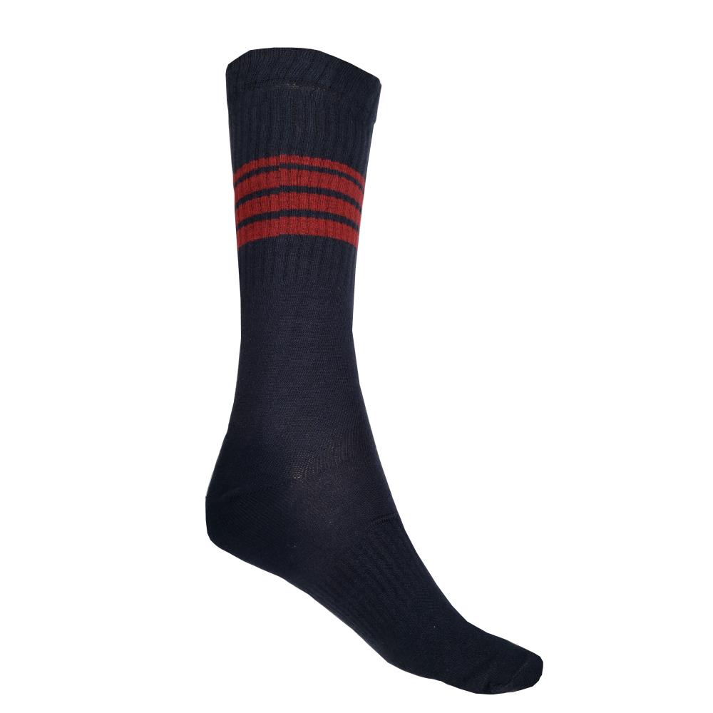 CHAUSSETTES FOOT MARINE/BORDEAUX