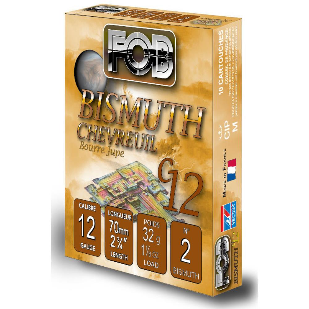 CARTOUCHES BISMUTH CHEV 12/70 32G N2 BJ X10
