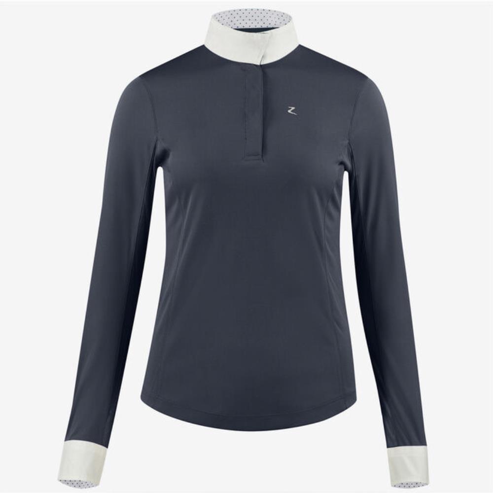 POLO CONCOURS ML FEMME BLAIRE MARIN