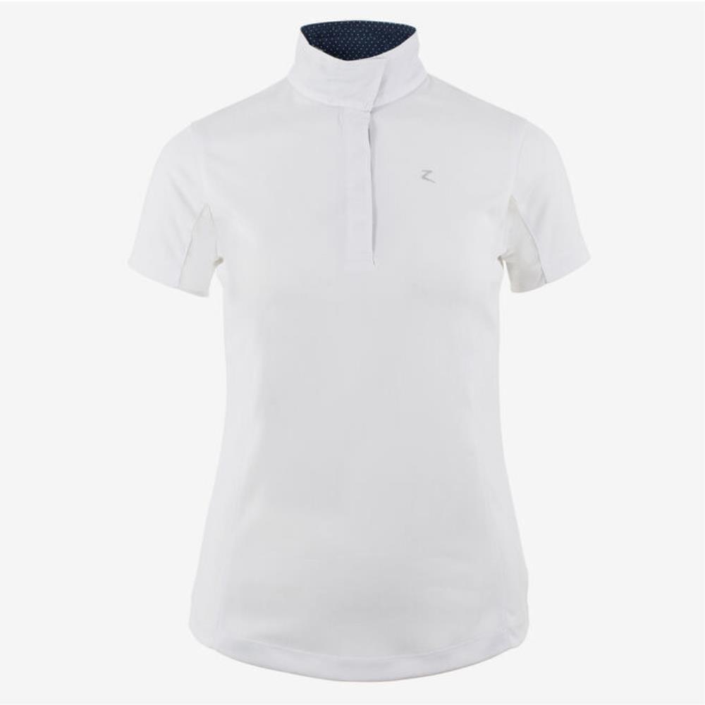 POLO CONCOURS MC FEMME BLAIRE BLANC