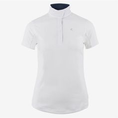 POLO CONCOURS MC FEMME BLAIRE BLANC