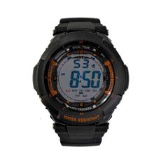 MONTRE ETANCHE NOIRE MULTIFONCTIONS