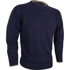PULL COL ROND ASHCOMBE NAVY