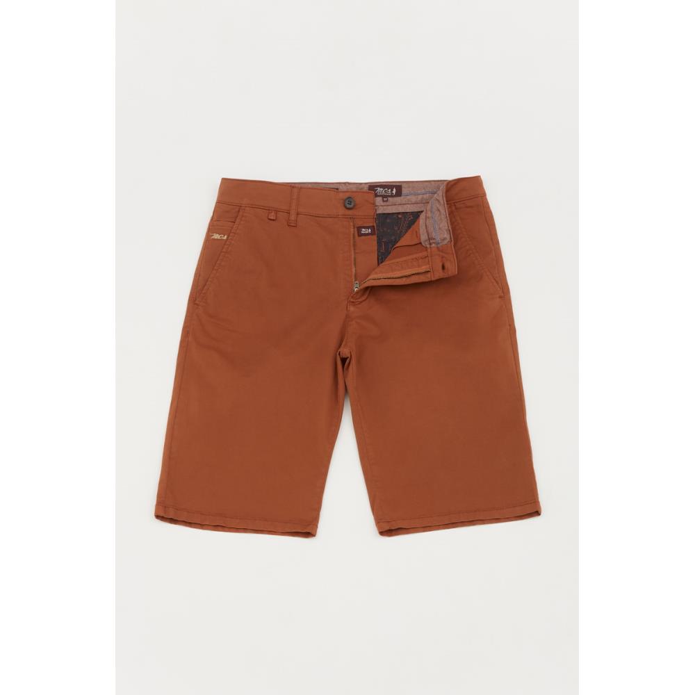 BERMUDA CHINO STRCH MARRON ECORCE