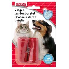 BROSSE A DENTS DOIGTIER CHIEN X2