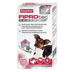 PIPETTES FIPROTEC COMBO PT CHIEN X3