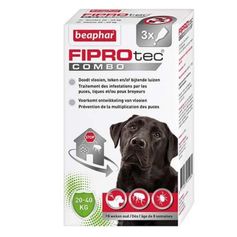 PIPETTES FIPROTEC COMBO GD CHIEN X3