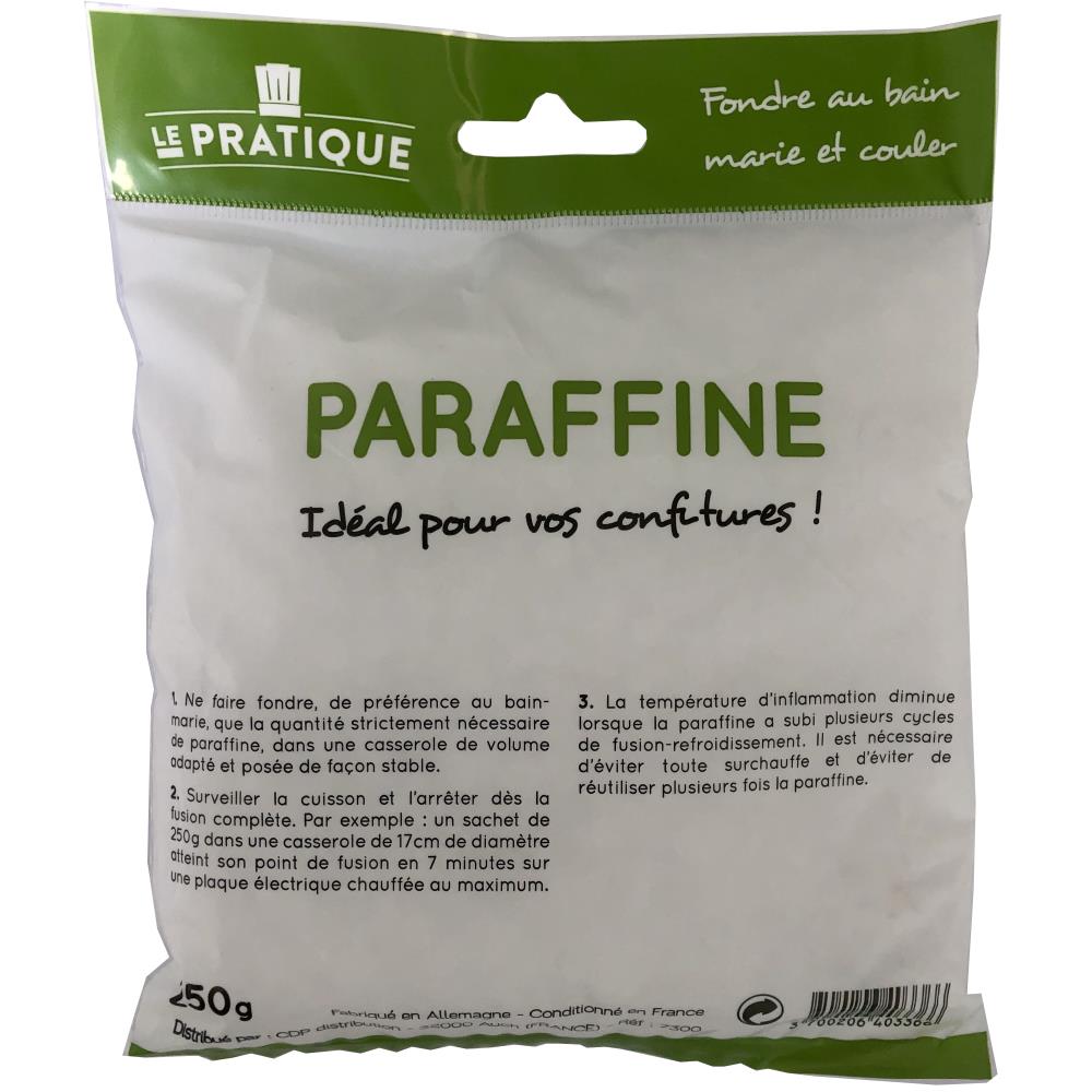 PARAFFINE ALIMENTAIRE 250 GRAMMES