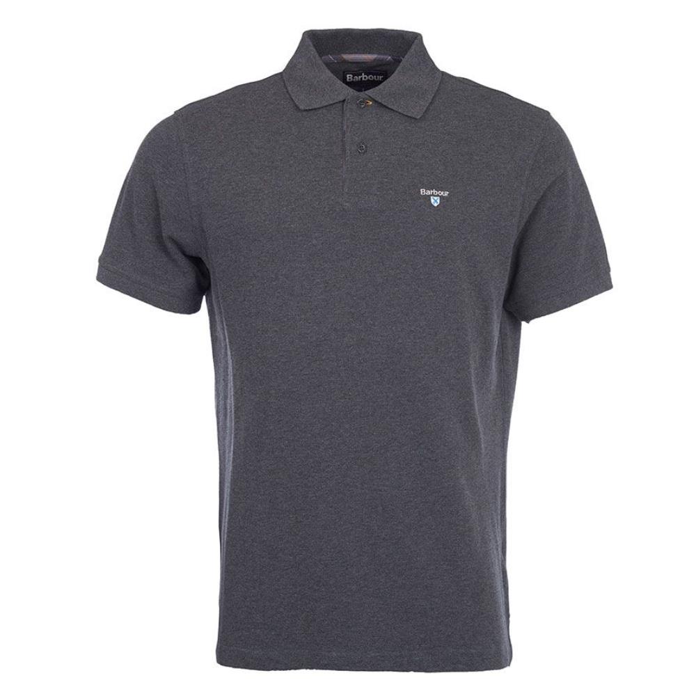 POLO PIQUE TARTAN SKY MARL DRESS