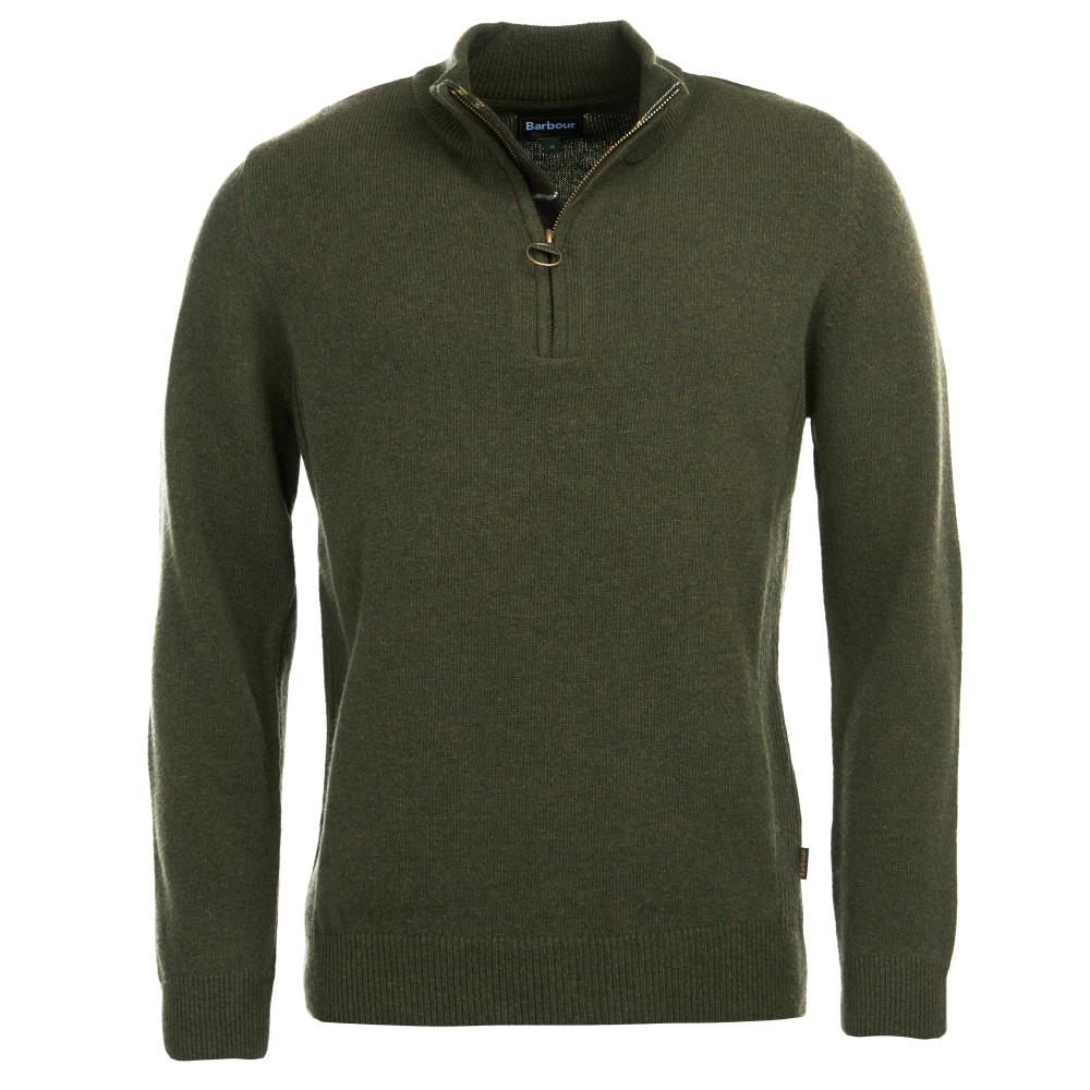PULL COL ZIPPE HOLDEN OLIVE
