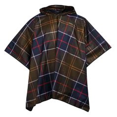 PONCHO TARTAN