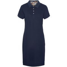 ROBE POLO DRESS NAVY BICOLORE