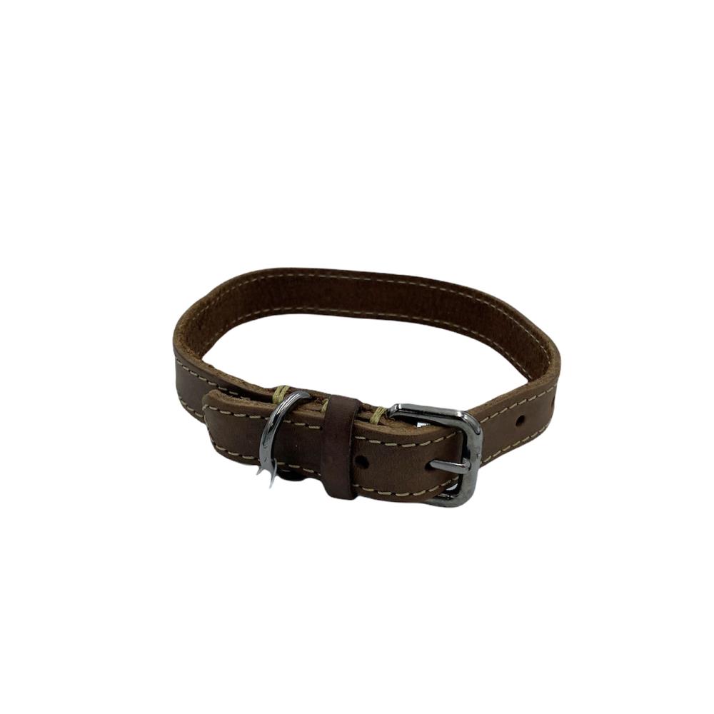 COLLIER SURPIQUE 50CM MARRON