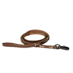LAISSE SURPIQUEE 200CM COGNAC