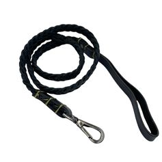LAISSE TRESSEE 120CM NOIR