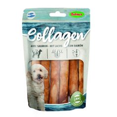 10 STICKS DE COLLAGENE SAUMON 13CM