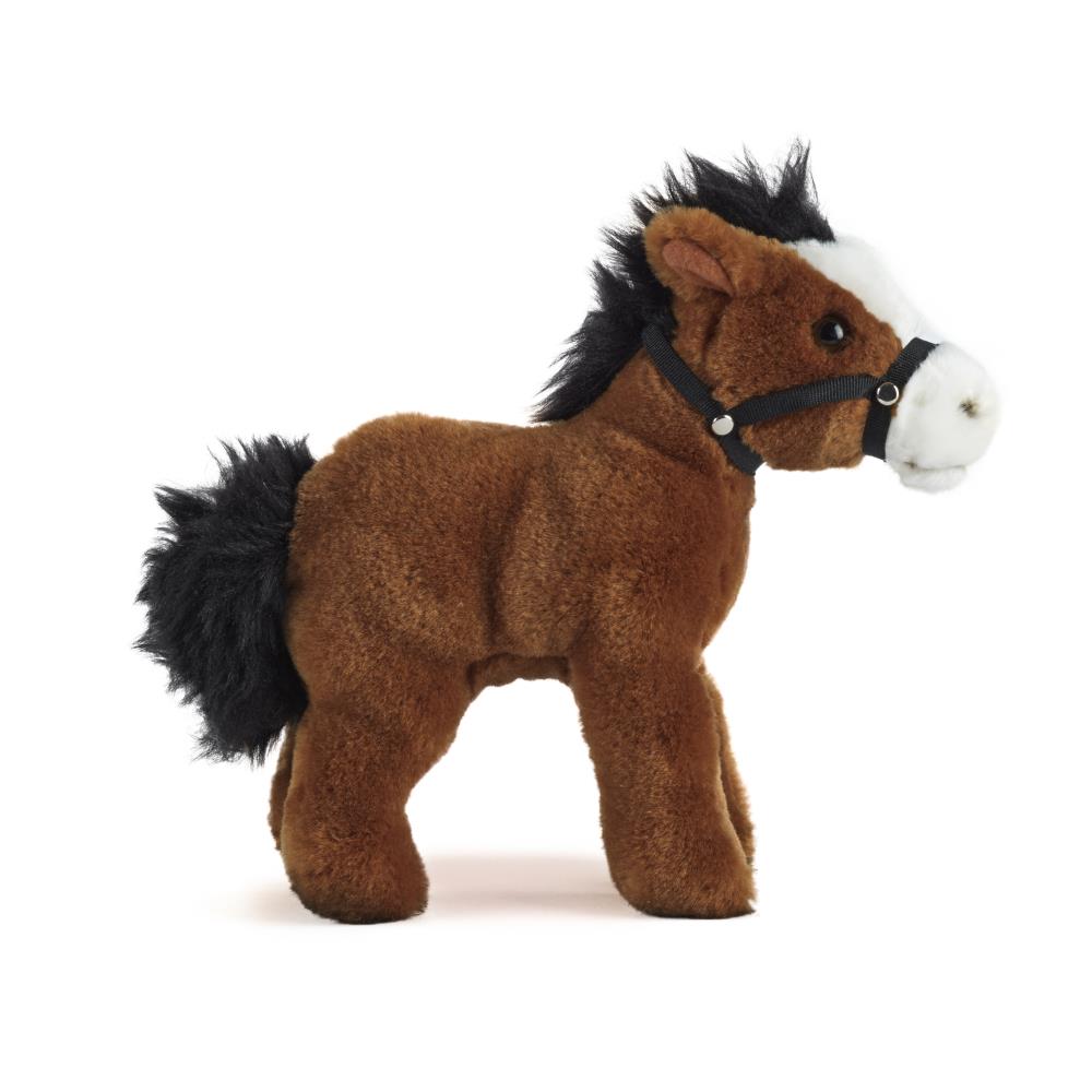 PELUCHE CHEVAL AV BRIDE 23CM