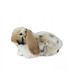 PELUCHE LAPIN BELIER BRUN 30CM