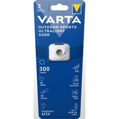 LAMPE FRONTALE A LED WHITE 300 LUMENS