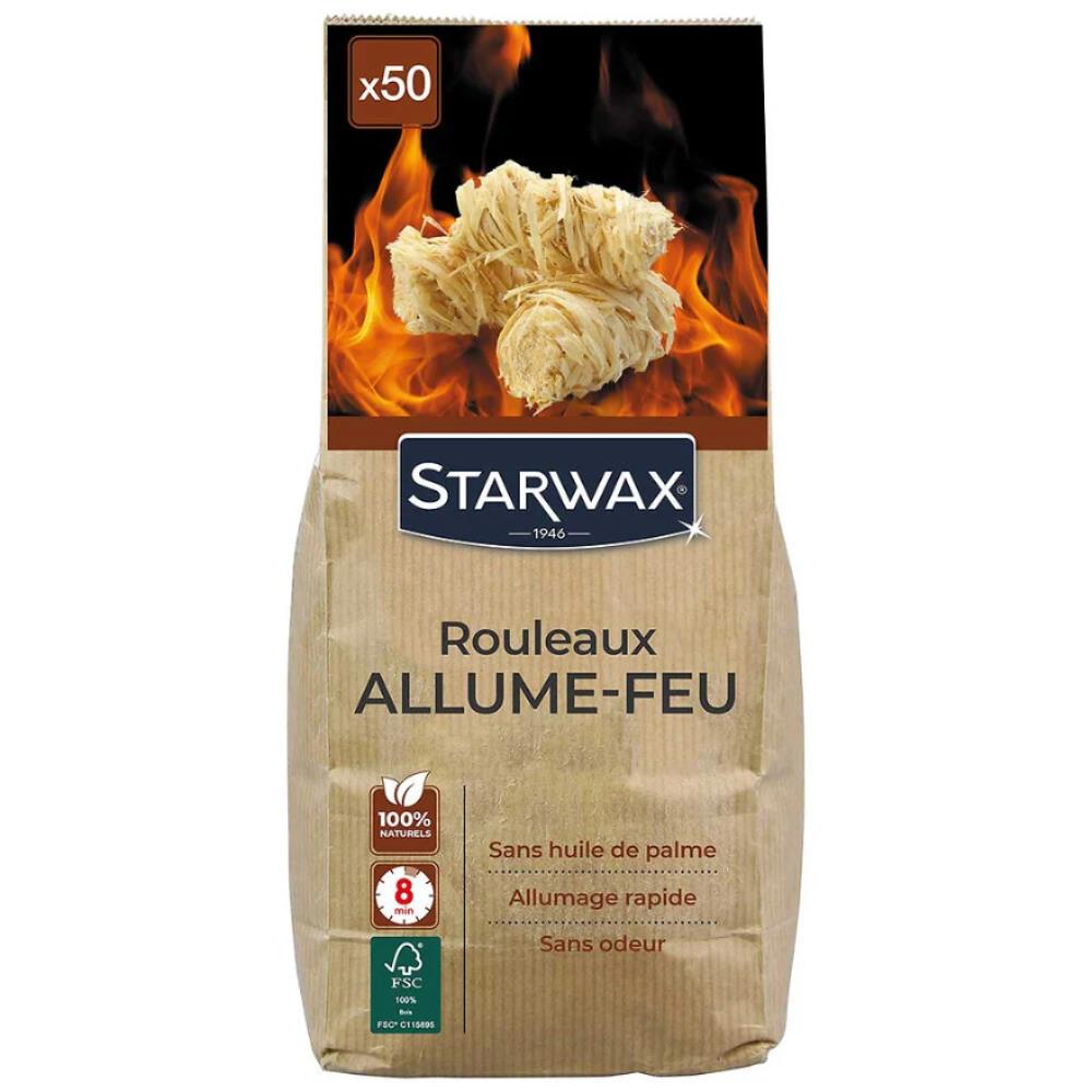 ROULEAUX ALLUME-FEU CHEMINÉE & BBQ X50