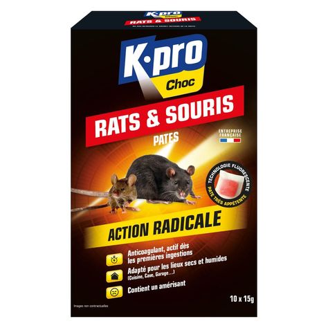 PATES RATS ET SOURIS 150GR
