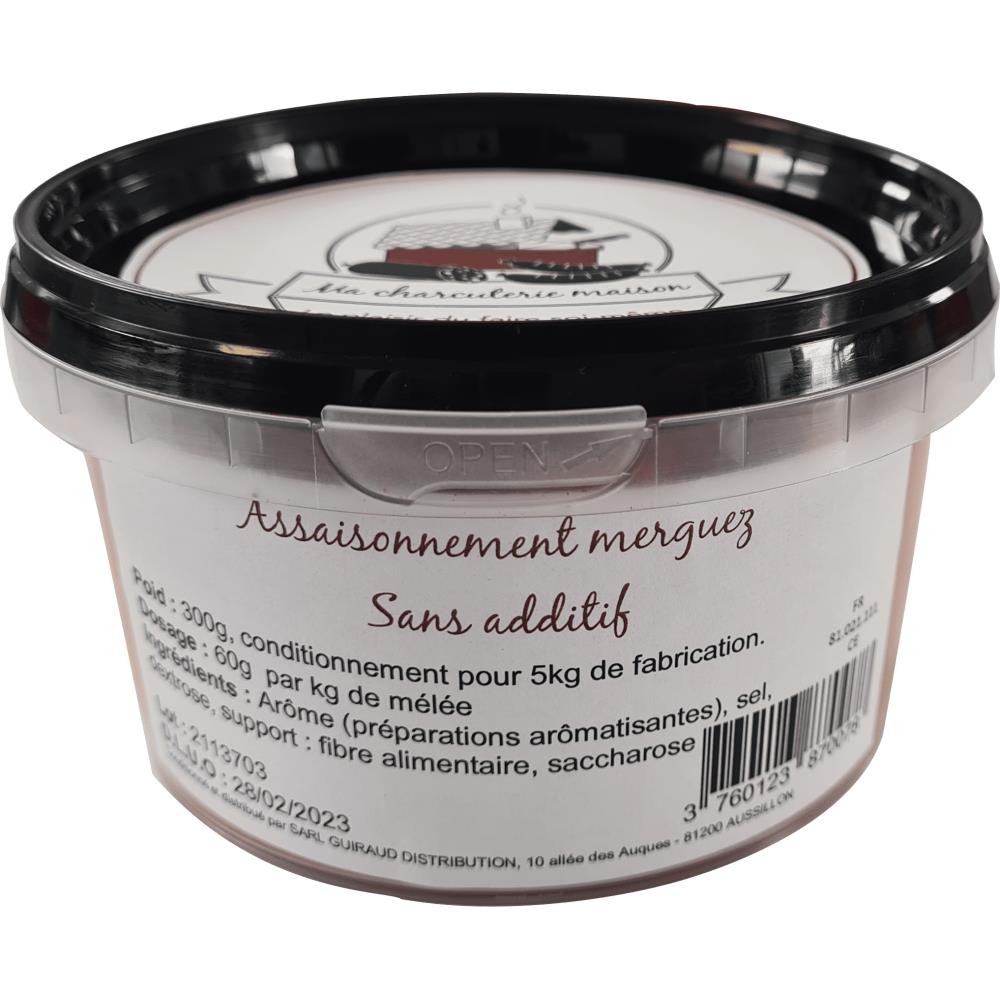 ASSAISONNEMENT MERGUEZ SANS ADDITIF 300G