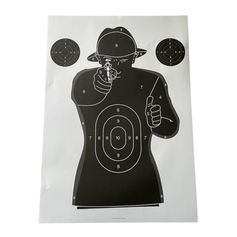 CIBLES 50X70 BUSTE POLICE X100