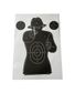 CIBLES 50X70 BUSTE POLICE X100