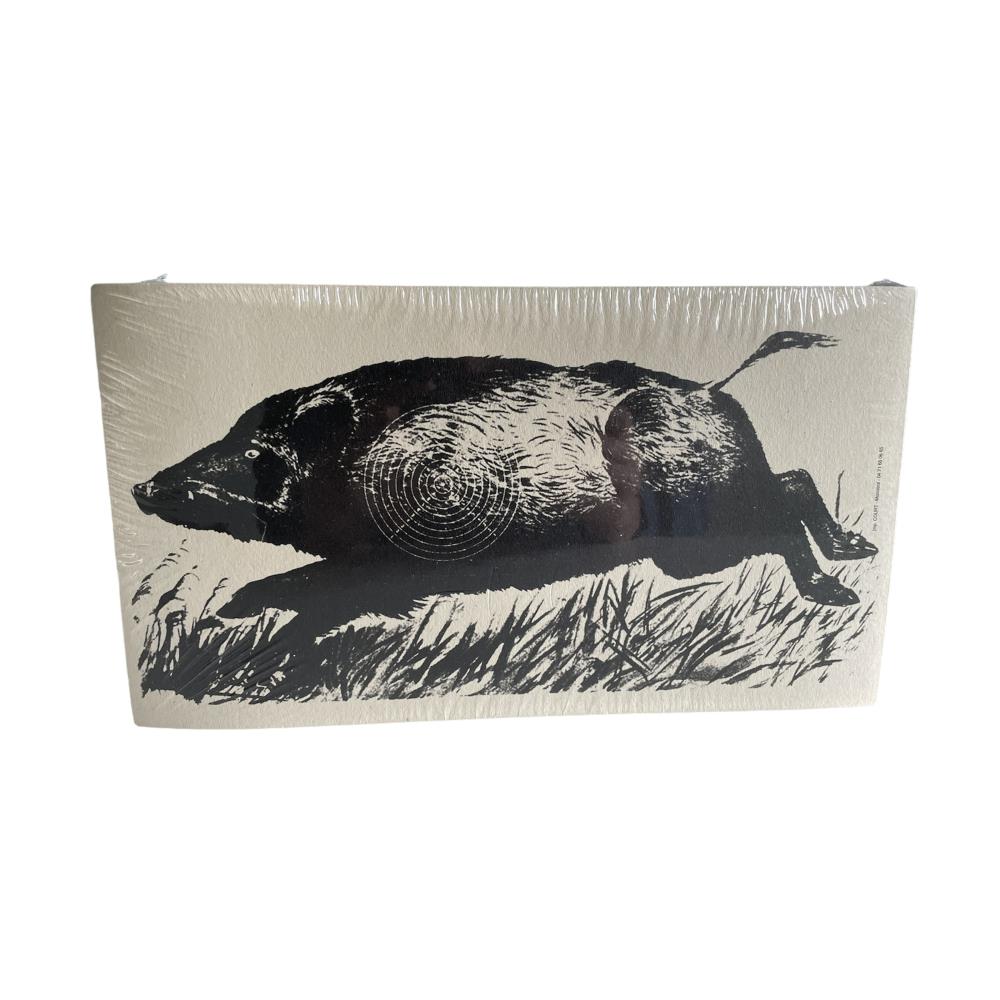 CIBLES 15X27 SANGLIER X100