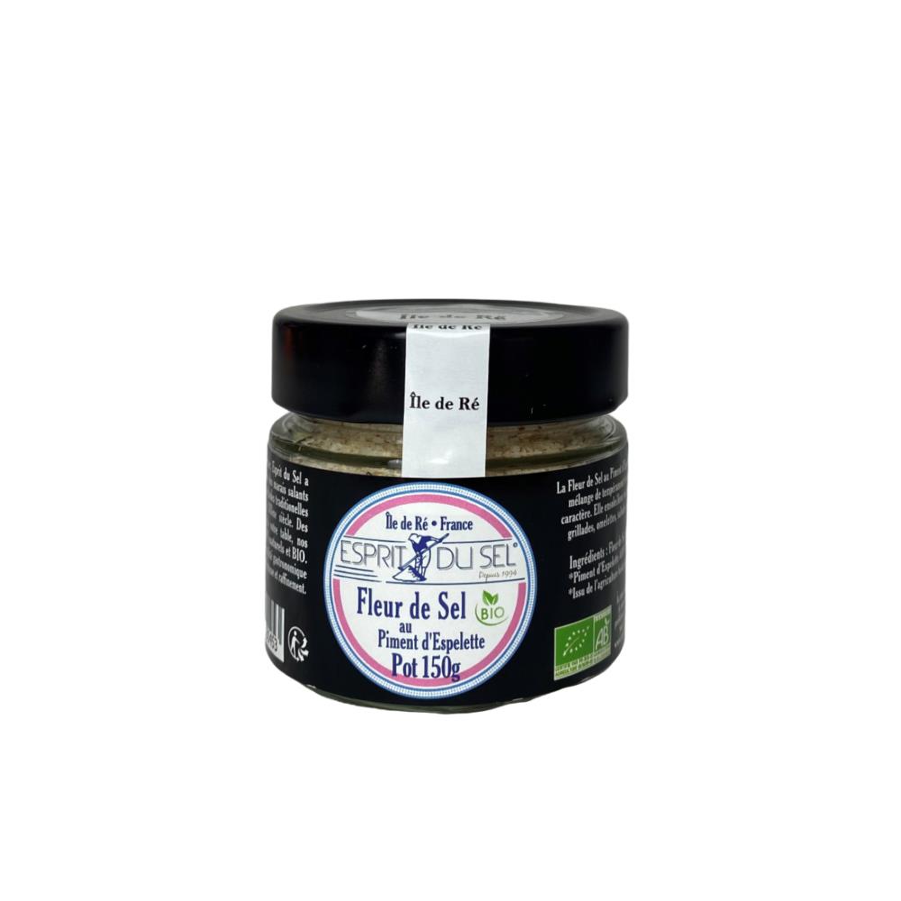 FLEUR DE SEL AU PIMENT DESPELETTE 150G