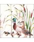 SERVIETTE COUPLE DE CANARDS