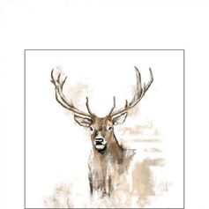SERVIETTE CERF MODERNE PM