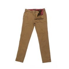 PANTALON CHINO MARRON ECORCE