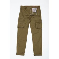 PANTALON CARGO REGULAR VERT KAKI