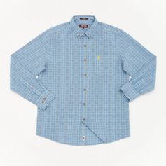 CHEMISE CARREAUX BLEU VINTAGE