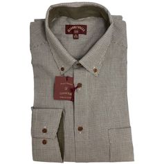 CHEMISES CHEVRONS KAKI