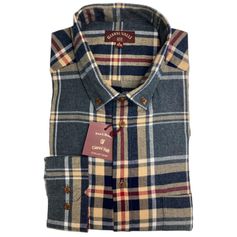 CHEMISE CARREAUX GRIS BEIGE